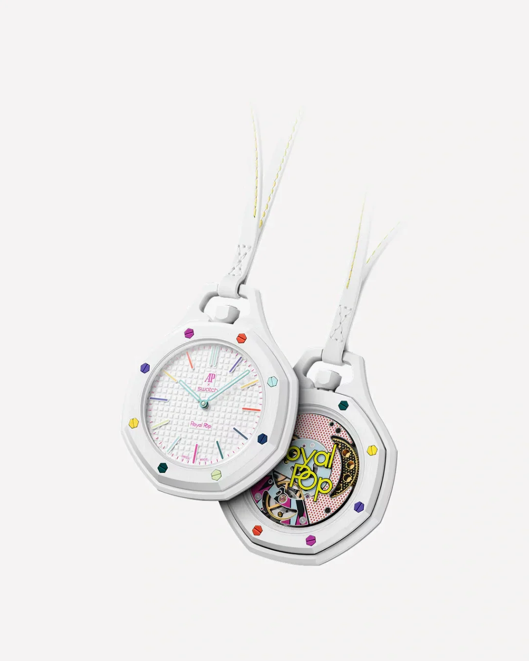 ساعت اودمار پیگه x سواچ AP X SWATCH کالکشن رویال پاپ